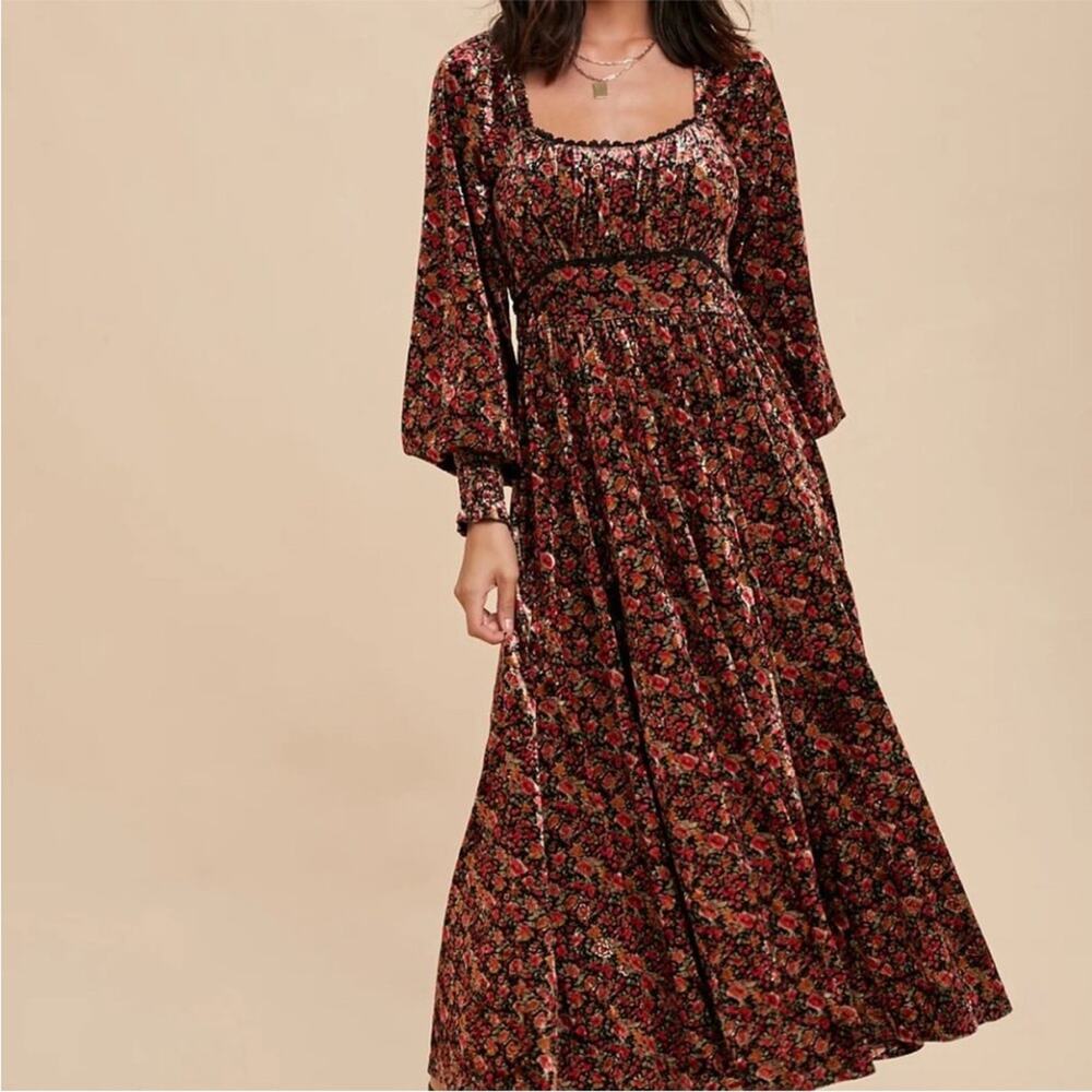 Boho Floral Maxi Dress